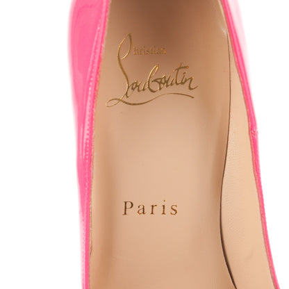 Christian Louboutin Patent So Kate 120 Pumps 36 Shocking Pink 6 of 7