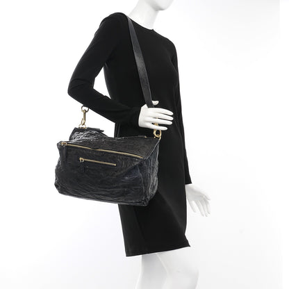 Givenchy Tumbled Sheepskin Medium Pandora Navy 2 of 10