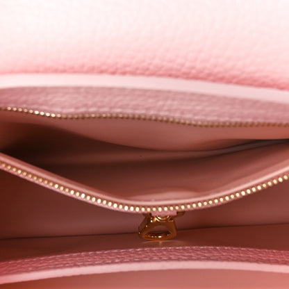 Louis Vuitton Taurillon Capucines BB Rose Jasmin 6 of 10