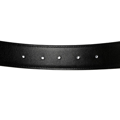 Hermes Box Togo 32mm Belt Strap 100 40 Black Bleu de Prusse 4 of 6
