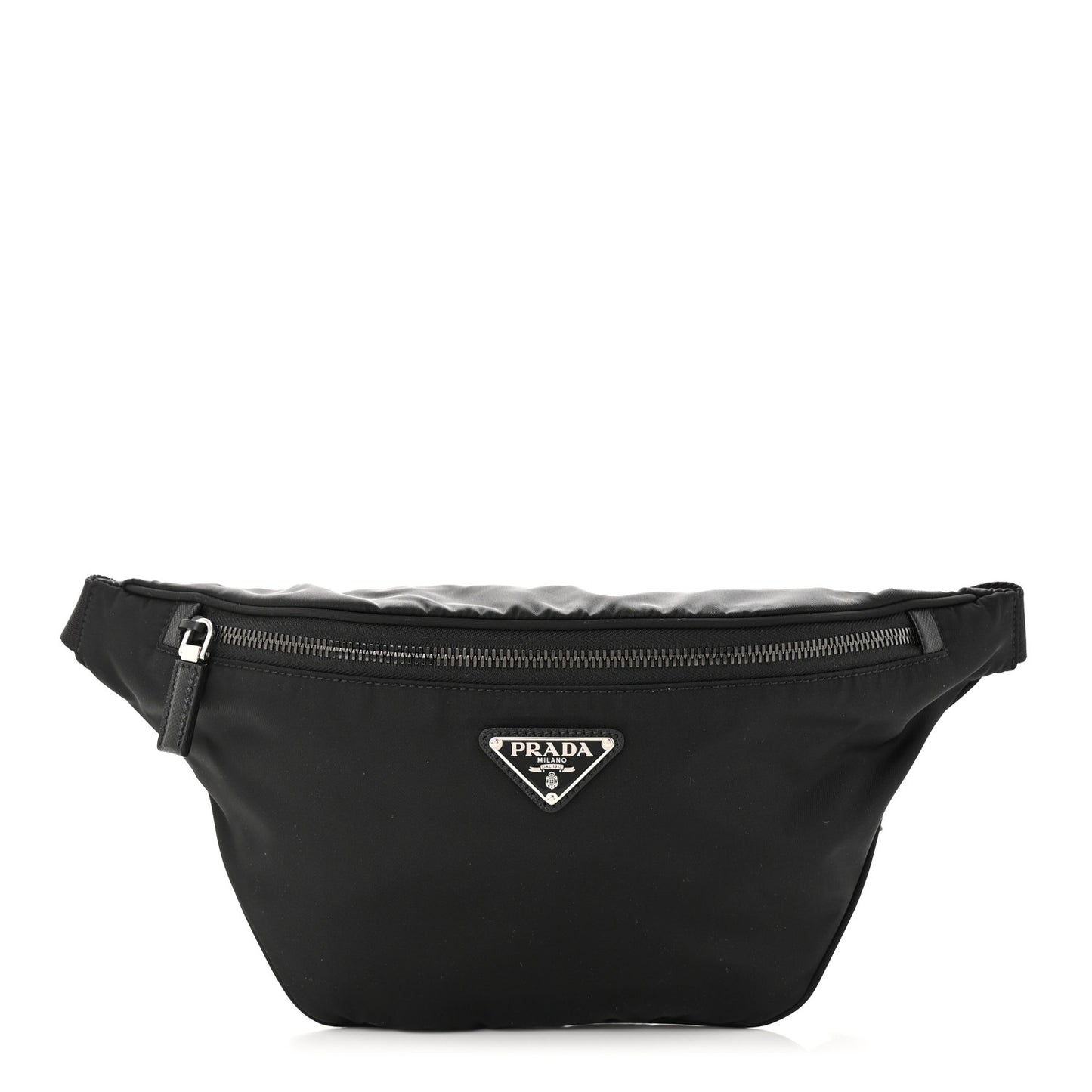 Re-Nylon Saffiano Belt Bag Black