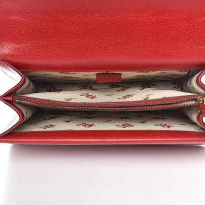 Gucci Textured Calfskin Web Medium Dionysus Shoulder Bag Hibiscus Red 6 of 11