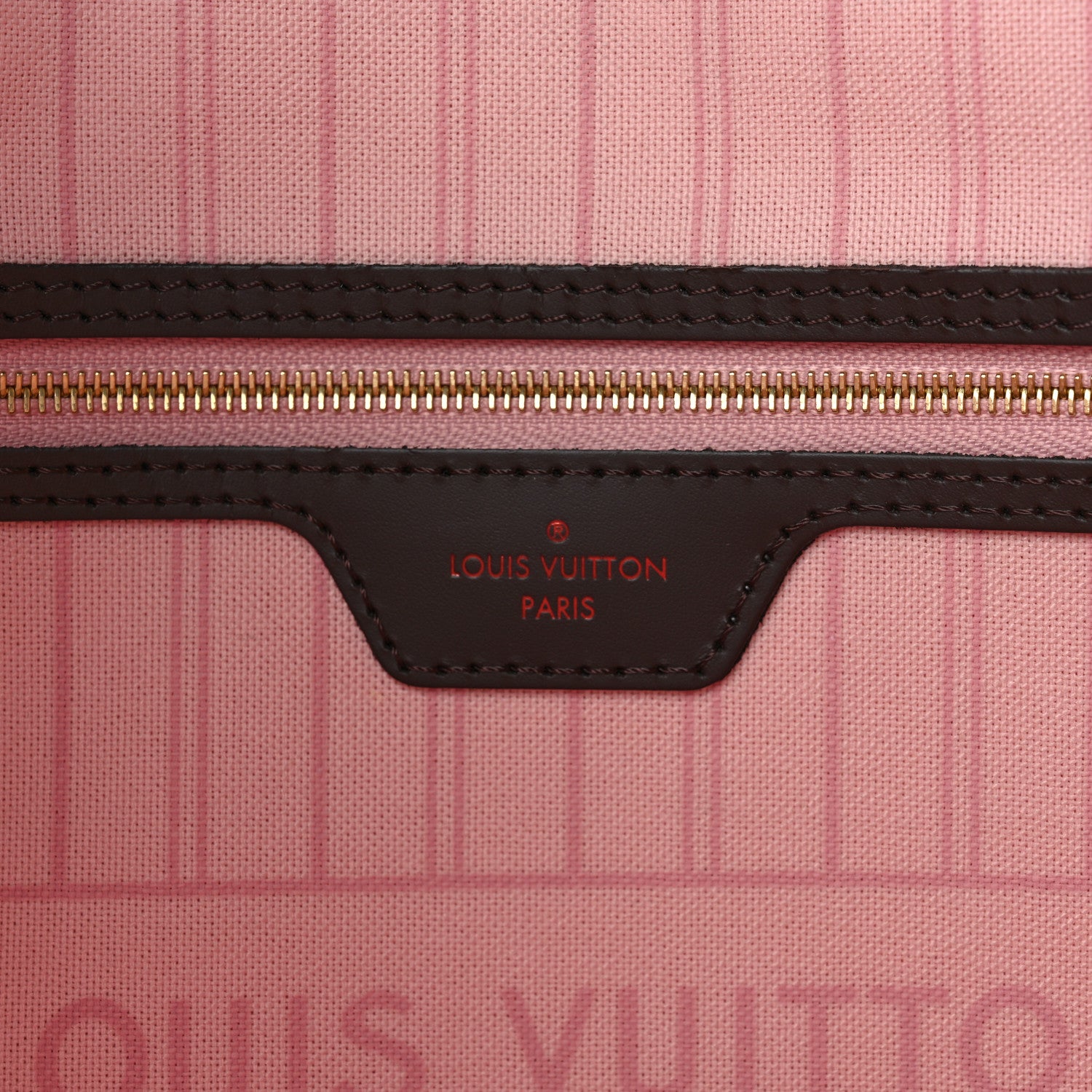 Louis Vuitton Damier Ebene Neo Neverfull MM Rose Ballerine 6 of 10