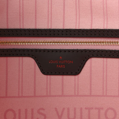 Louis Vuitton Damier Ebene Neo Neverfull MM Rose Ballerine 6 of 10