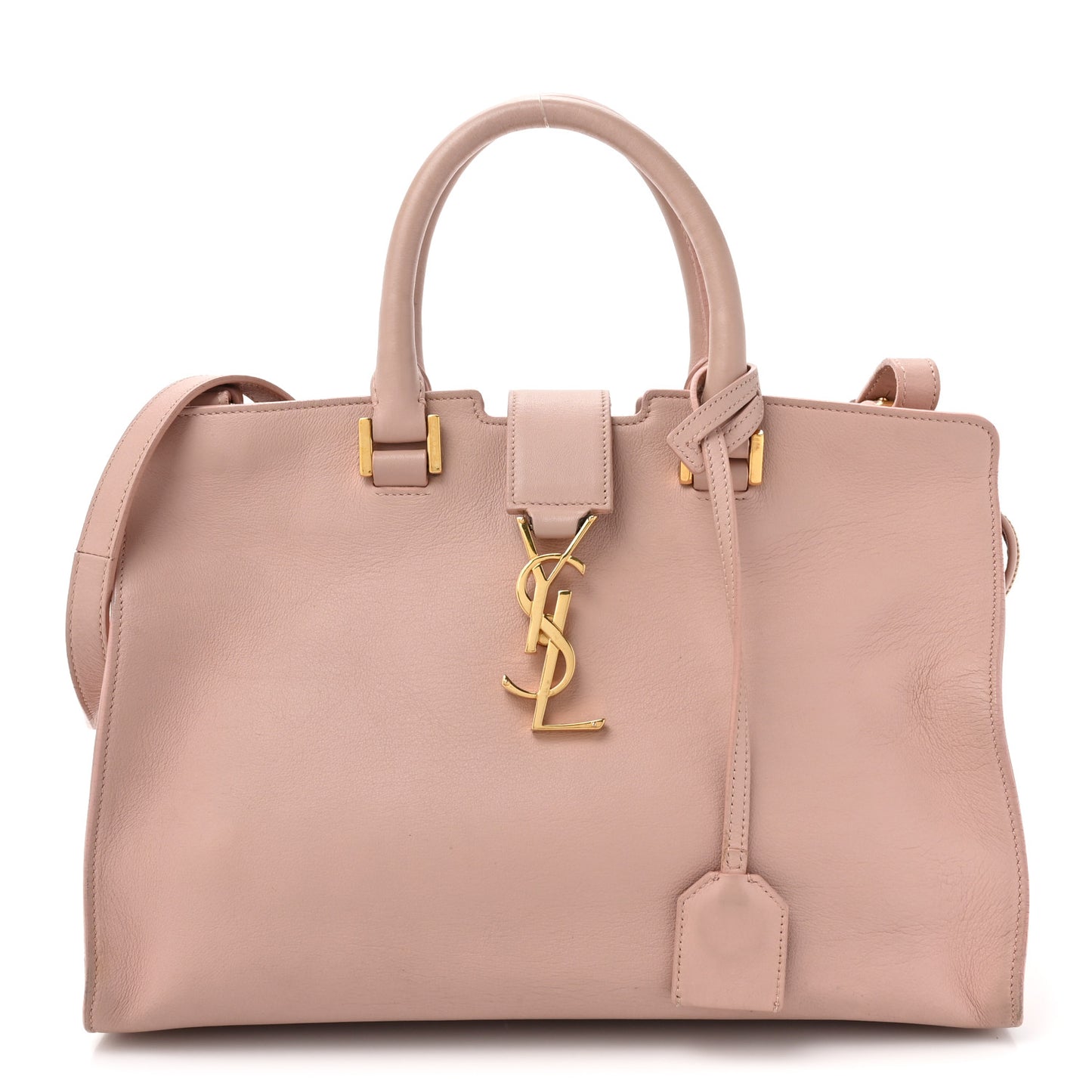 Calfskin Monogram Small Cabas Pale Blush