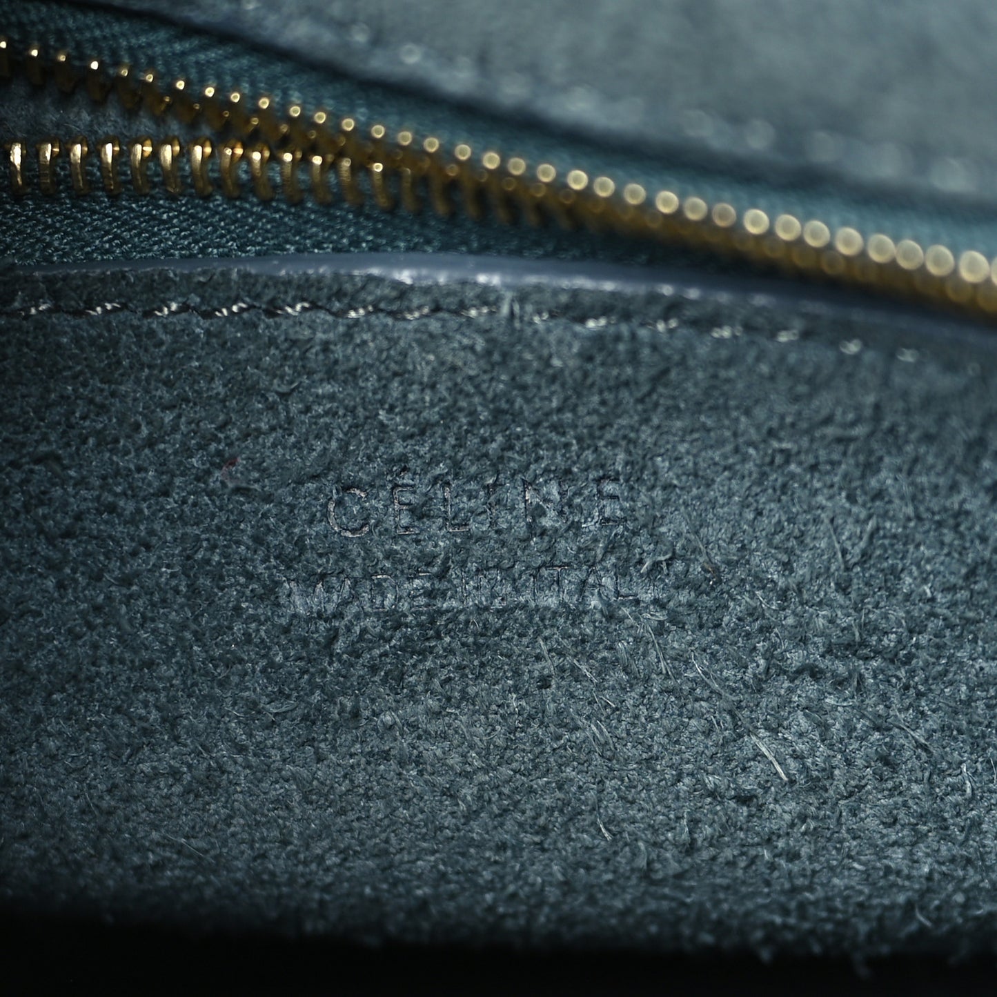 Soft Grained Calfskin Small Sangle Bucket Bag Blue