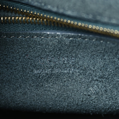 Celine Soft Grained Calfskin Small Sangle Bucket Bag Blue 6 of 8