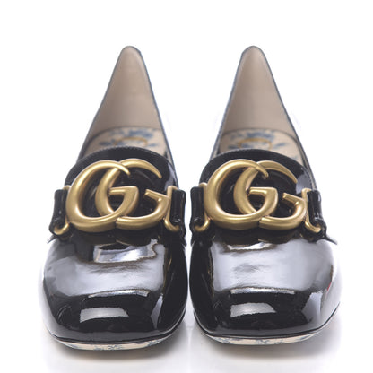 Gucci Vernice GG Victoire 55mm Loafer Pumps 36.5 Black 2 of 9