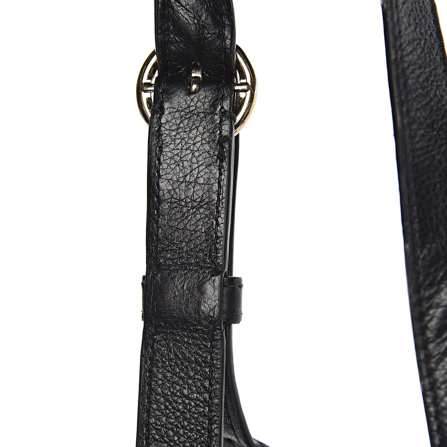 Caviar Quilted Large Studded Flap Black