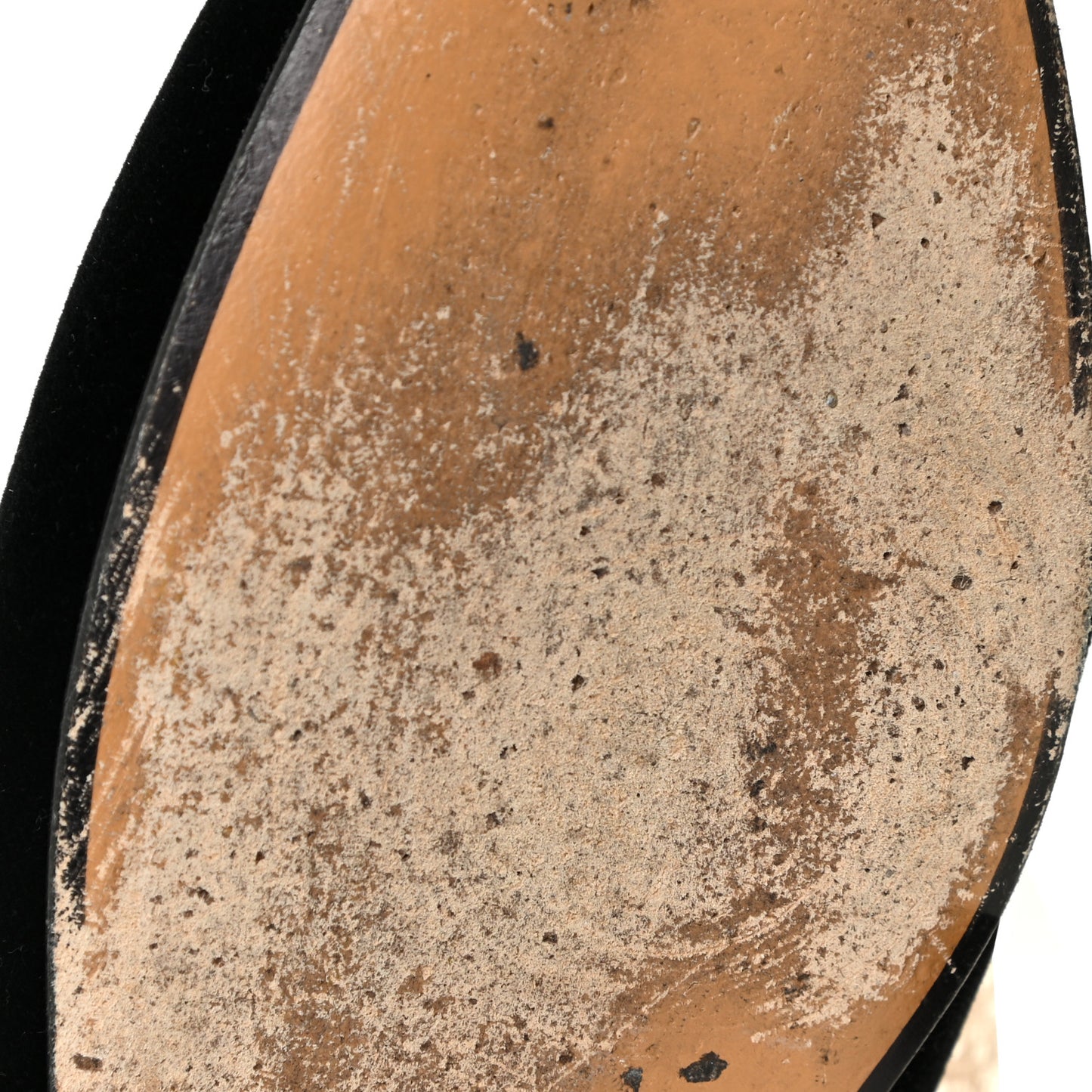 Velvet Fur Womens Princetown Slippers 37.5 Black