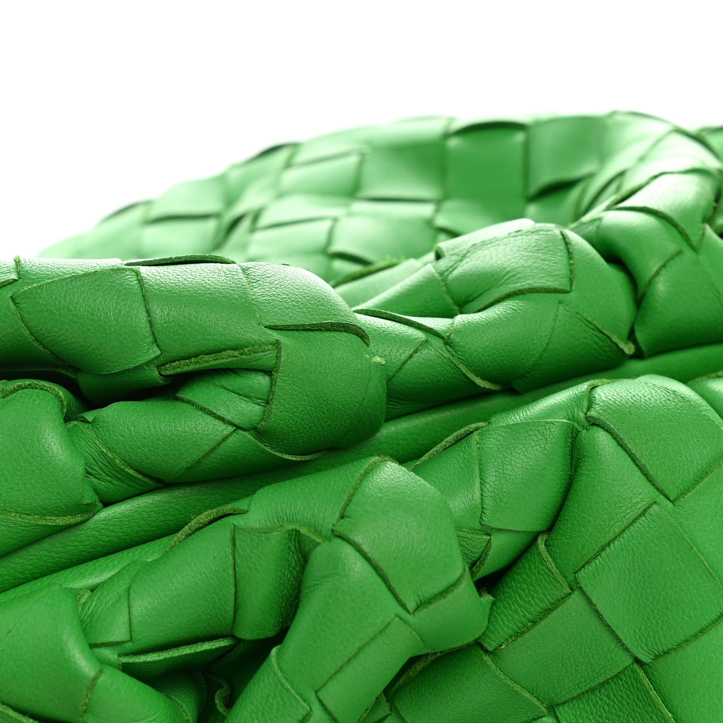 Nappa Maxi Intrecciato The Pouch Oversized Clutch Parakeet