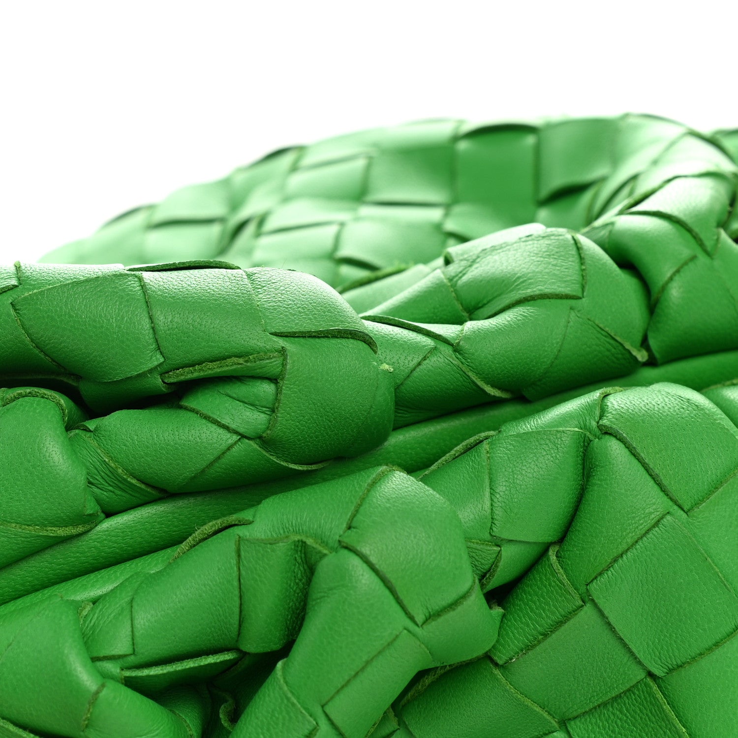Bottega Veneta Nappa Maxi Intrecciato The Pouch Oversized Clutch Parakeet 9 of 9