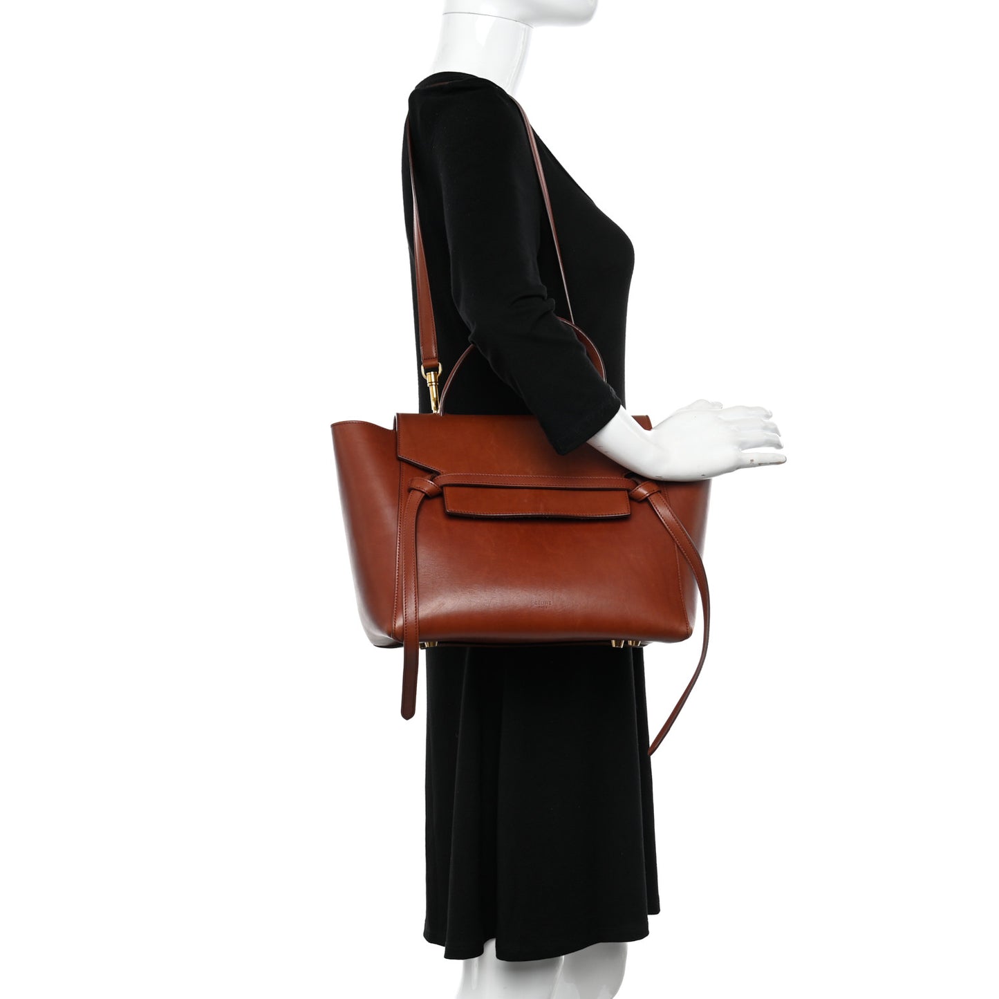 Natural Calfskin Mini Belt Bag Teck