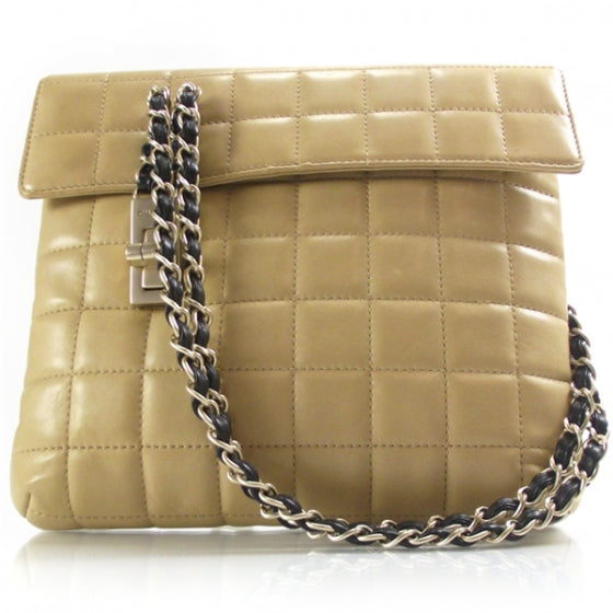 Lambskin Cube Quilted Mademoiselle Flap Bag