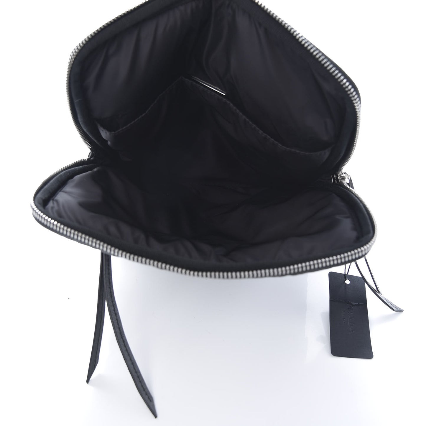 Tessuto Nylon Nappa Pouch Black