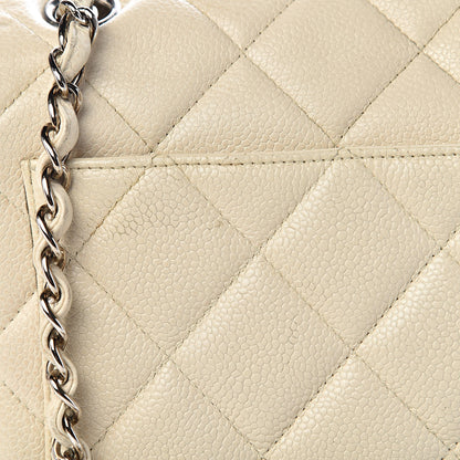 Chanel Caviar Quilted Small Single Flap Light Beige 18 of 21