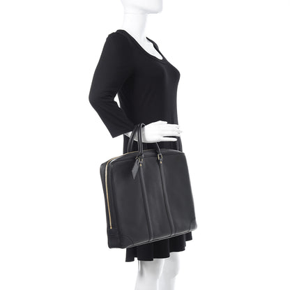 Louis Vuitton Epi Porte-Documents Voyage Briefcase Black 2 of 16