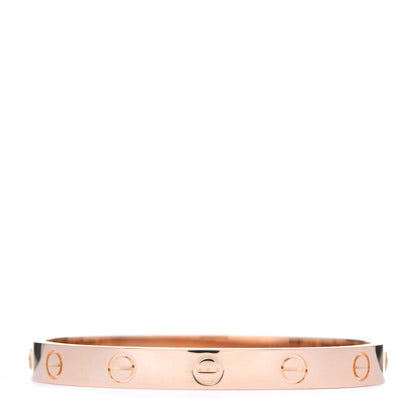 Cartier 18K Pink Gold LOVE Bracelet 15 1 of 6