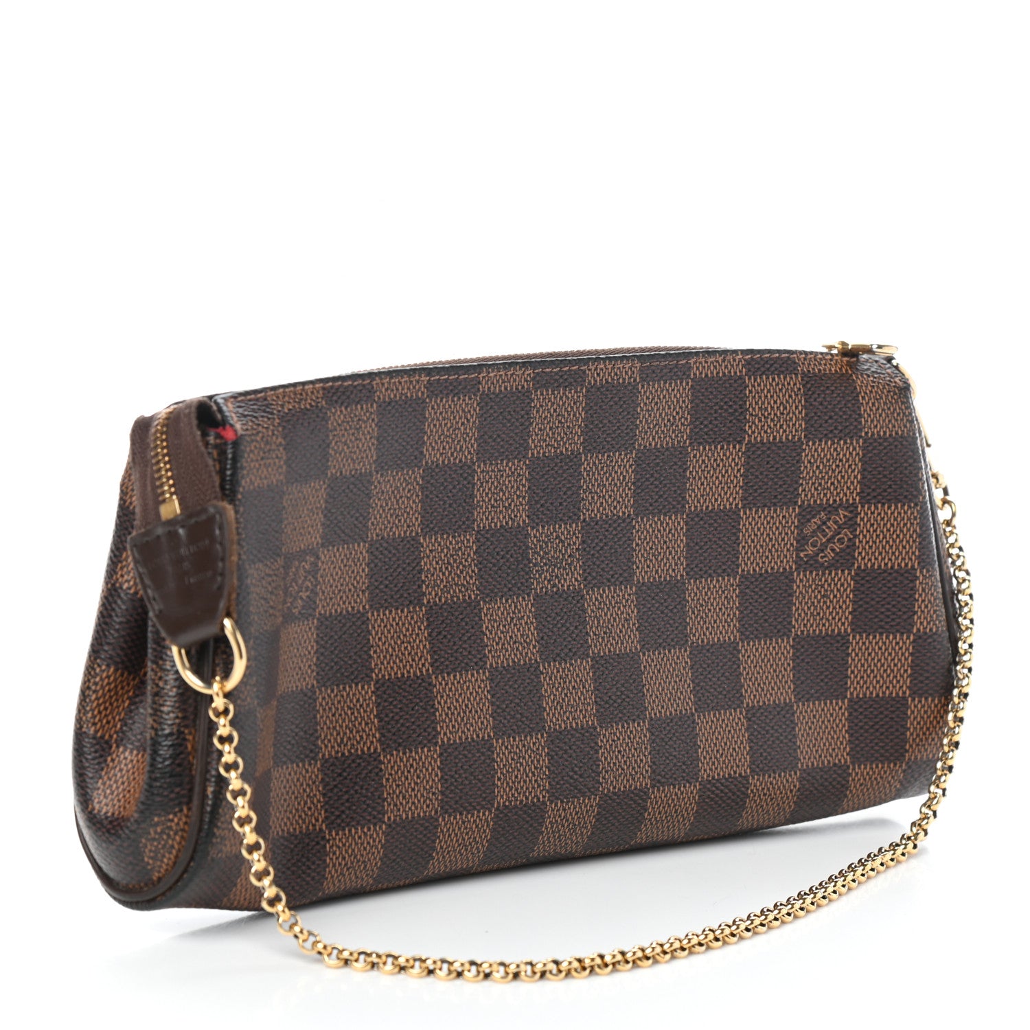 Louis Vuitton Damier Ebene Eva Clutch 3 of 8