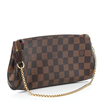 Louis Vuitton Damier Ebene Eva Clutch 3 of 8