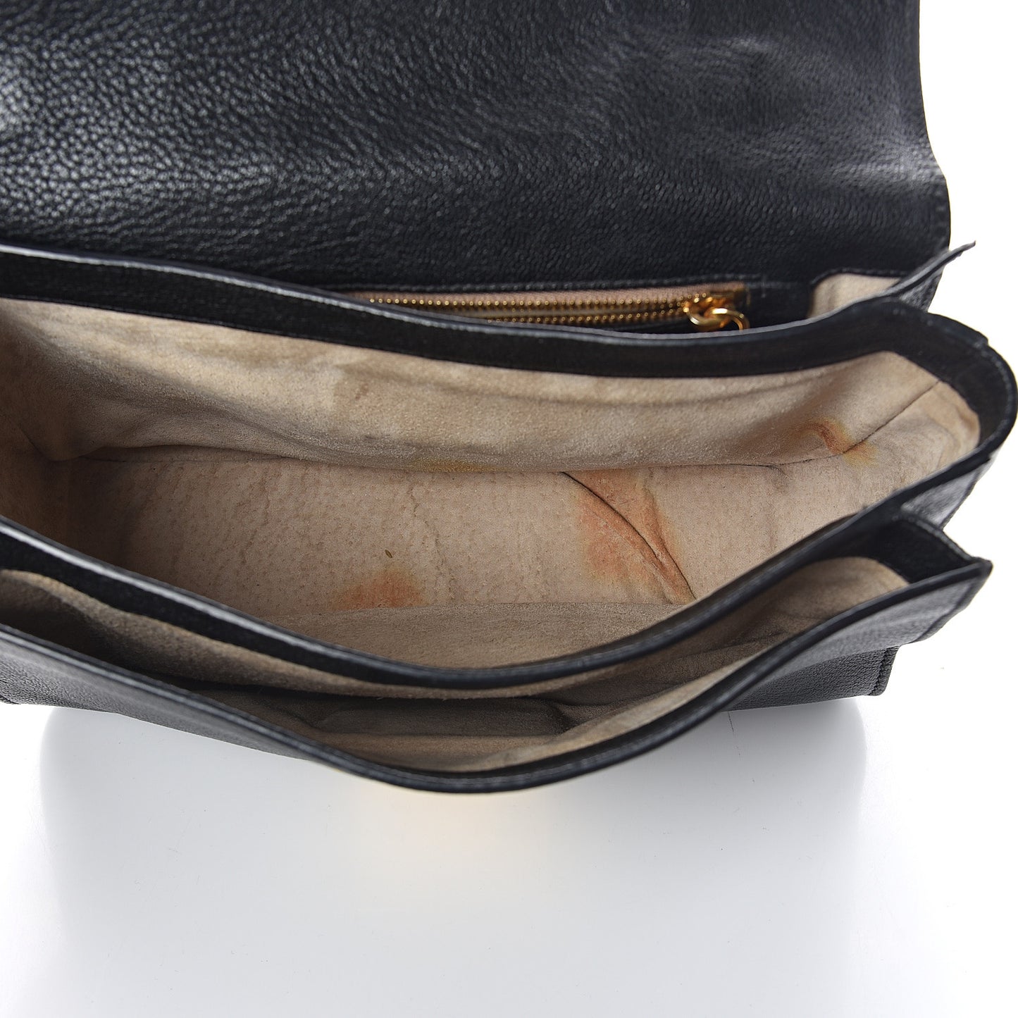 Goatskin Madras Shoulder Bag Black