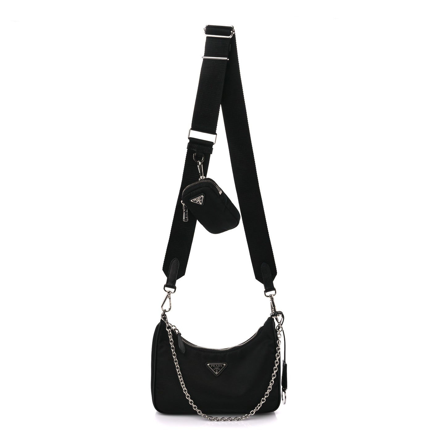 Nylon Re-Edition 2005 Shoulder Bag Black