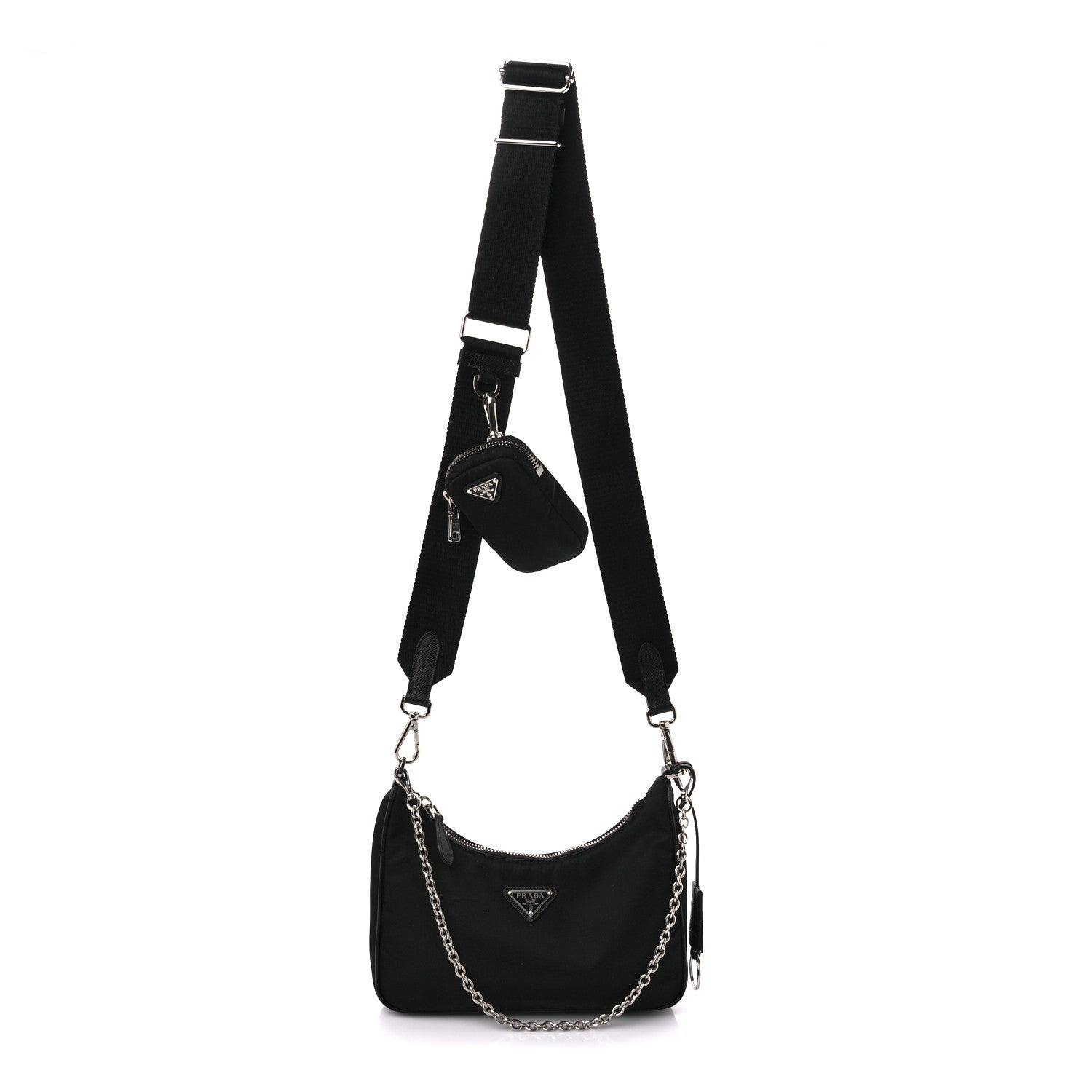 Prada Nylon Re-Edition 2005 Shoulder Bag Black 1 of 13