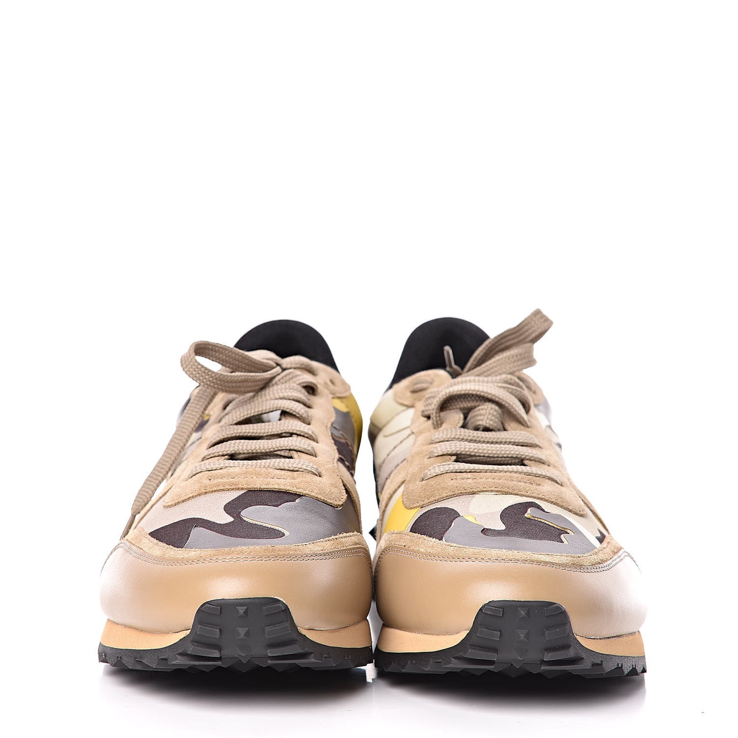Nappa Suede Camouflage Mens Rockrunner Sneakers 45 Multicolor
