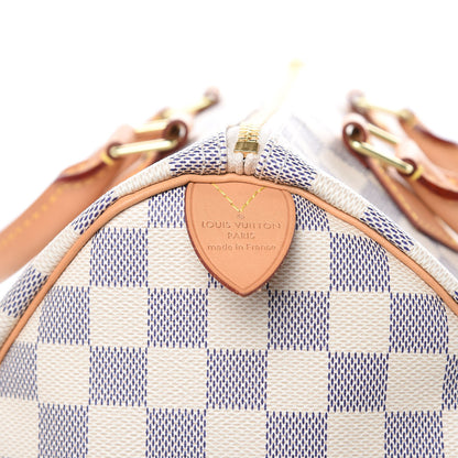 Louis Vuitton Damier Azur Speedy 30 7 of 13