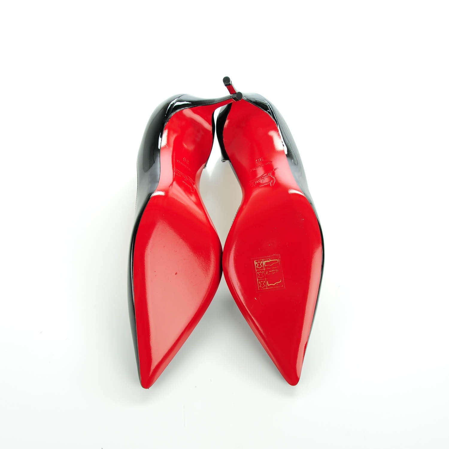 Christian Louboutin Patent Iriza 70 Pumps 36 Black 5 of 8