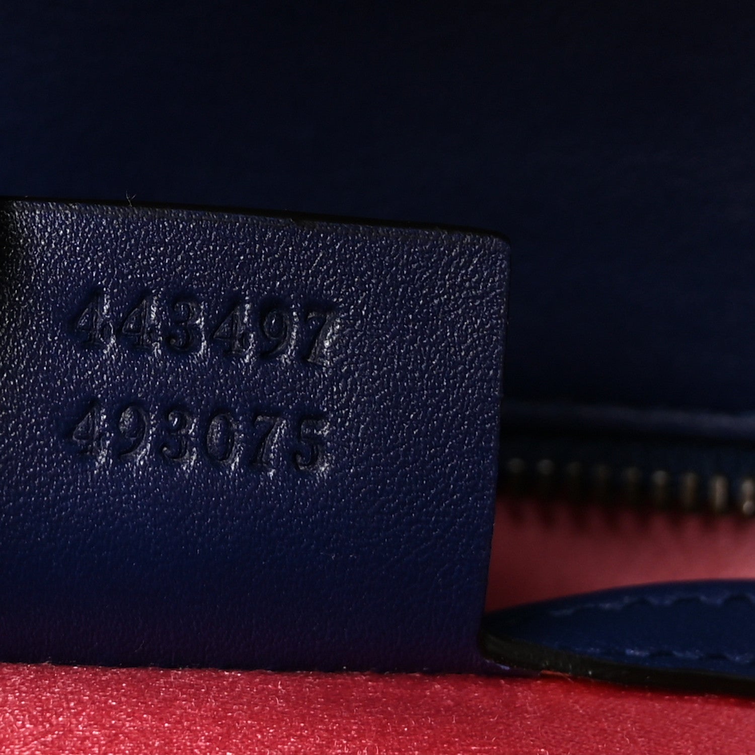 Gucci Velvet Matelasse Small GG Marmont Shoulder Bag Cobalt Blue 7 of 10