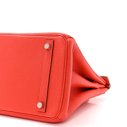 Hermes Togo Birkin 30 Capucine 10 of 12