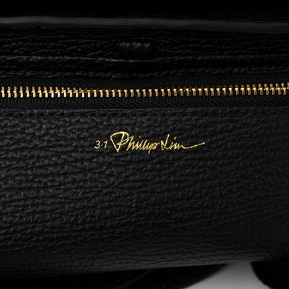 3.1 Phillip Lim Textured Calfskin Medium Pashli Satchel Black 6 of 10