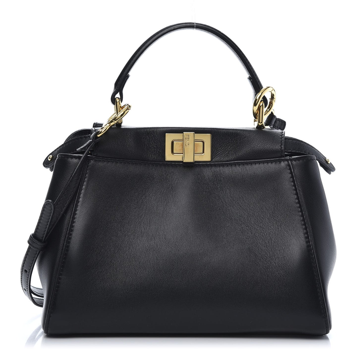 Nappa Mini Peekaboo Iconic Satchel Black