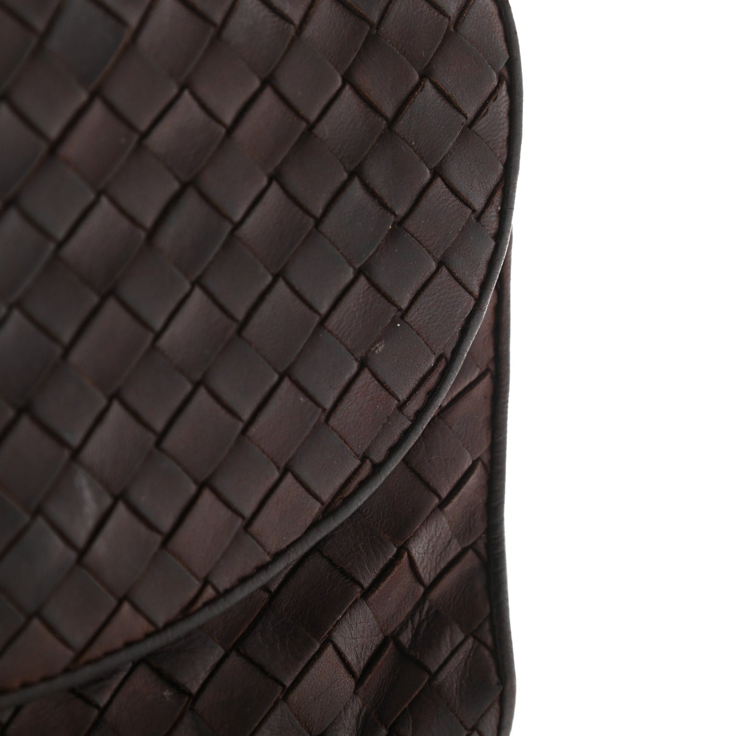 Nappa Intrecciato Flap Clutch
