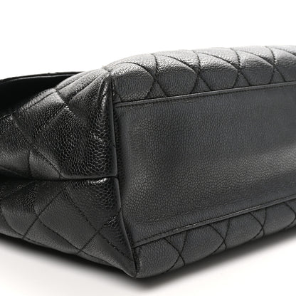 Chanel Caviar Quilted Jumbo Kelly Flap Black 8 of 11