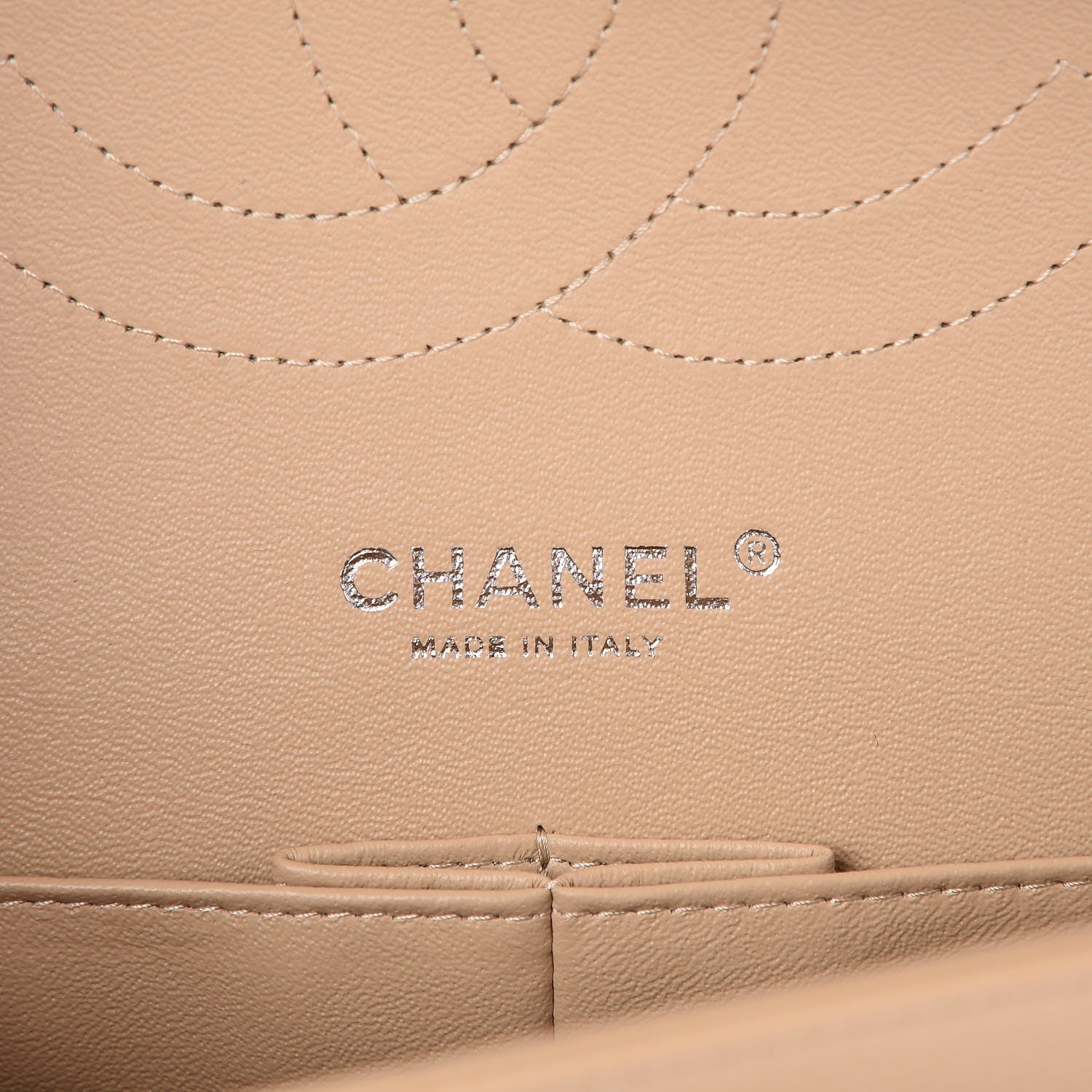Chanel Caviar Quilted Jumbo Double Flap Light Beige 7 of 9