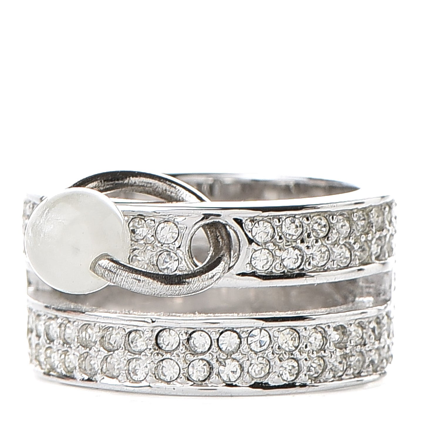 Crystal Ring 6.5 Silver
