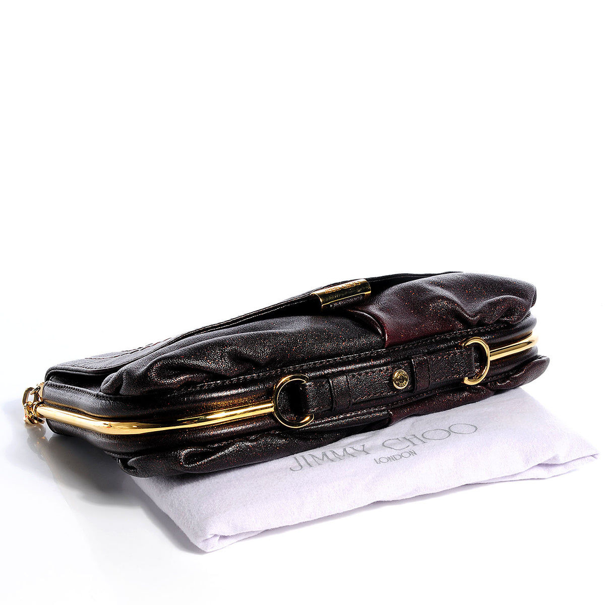 Glitter Calfskin Arad Brown
