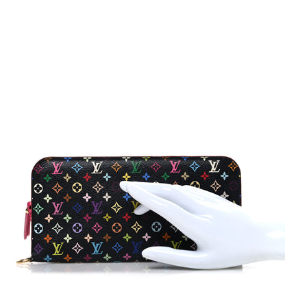 Louis Vuitton Monogram Multicolor Insolite Wallet Black Grenade 2 of 7