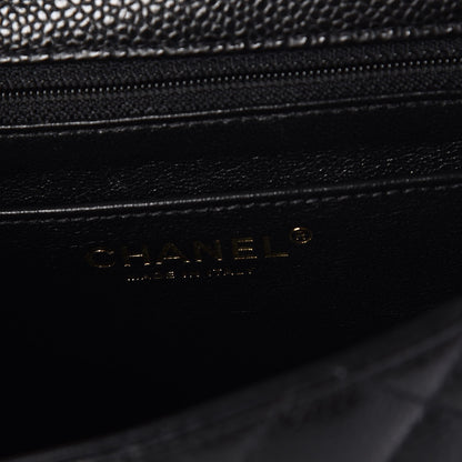 Chanel Caviar Quilted Mini Square Flap Black 7 of 8