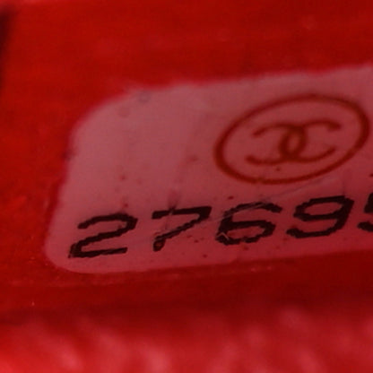 Chanel Lambskin Quilted Mini Square Flap Red 7 of 9