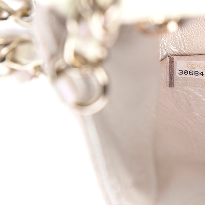 Chanel Iridescent Lambskin Quilted Mini Rectangular Flap Ivory 7 of 11