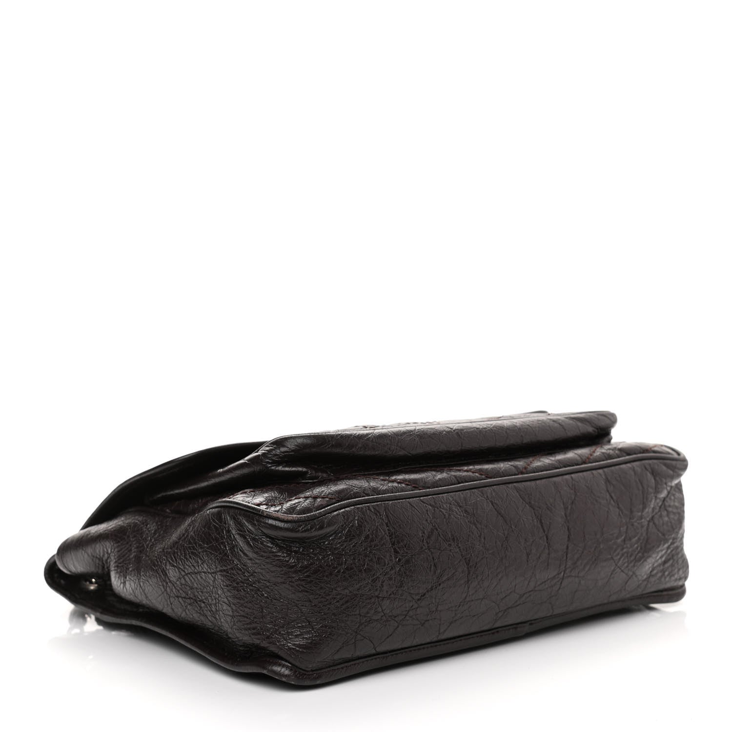 Saint Laurent Crinkled Calfskin Matelasse Monogram Large Niki Chain Satchel Tulip 4 of 14