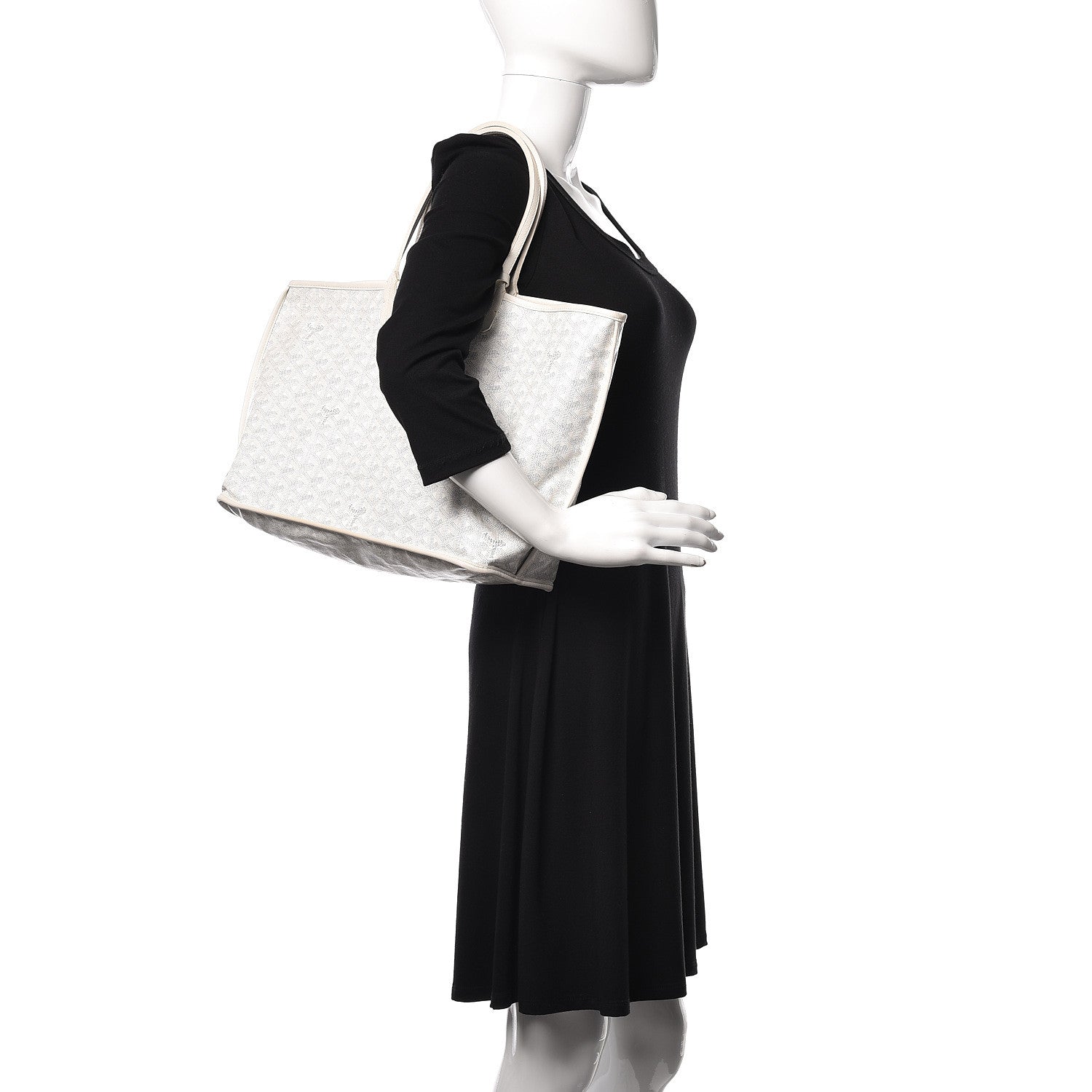 Goyard Goyardine Reversible Anjou PM White 2 of 19