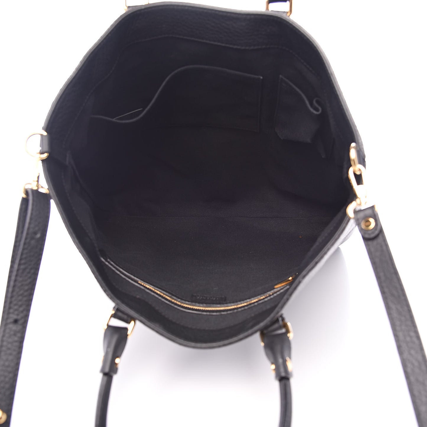 Cervo Embossed Vitello Medusa Tote Black