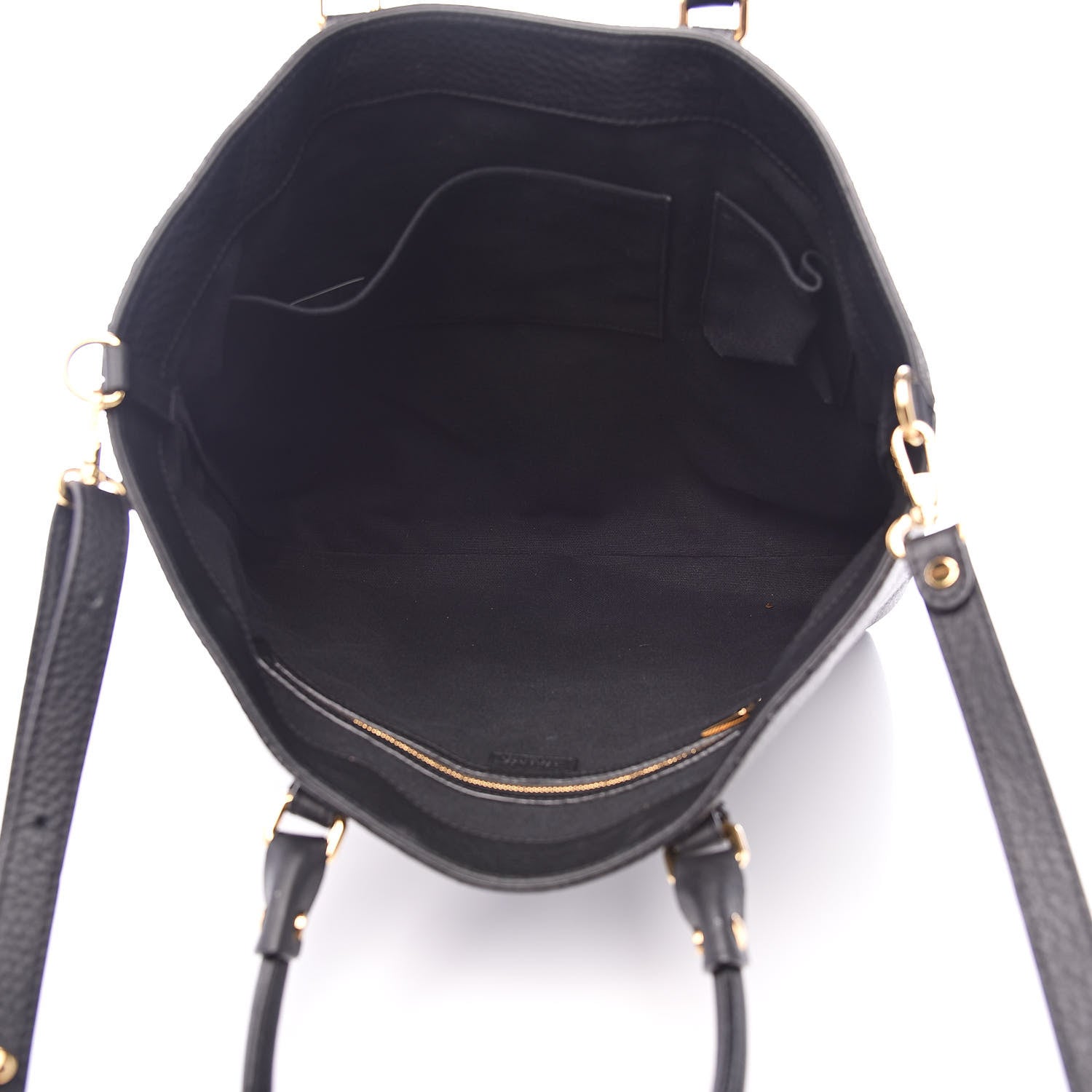Versace Cervo Embossed Vitello Medusa Tote Black 5 of 11