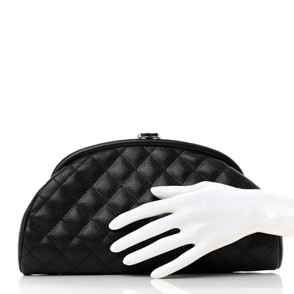 Chanel Caviar Quilted Timeless Clutch Black 2 of 7