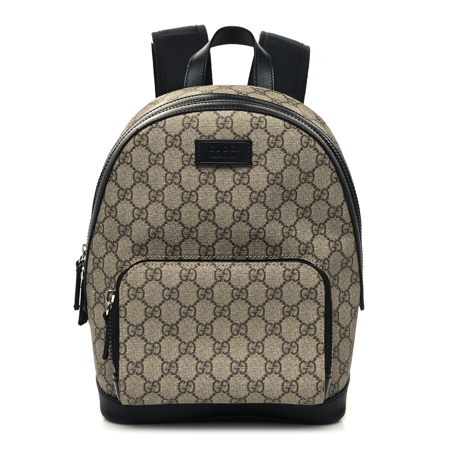 GG Supreme Monogram Small Eden Day Backpack Black