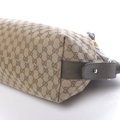 Gucci Monogram Bamboo Bar Medium Tote Olive 13 of 13